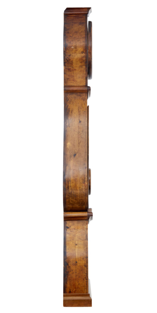 19th Century Swedish Birch Mora Longcase Clock — image 6