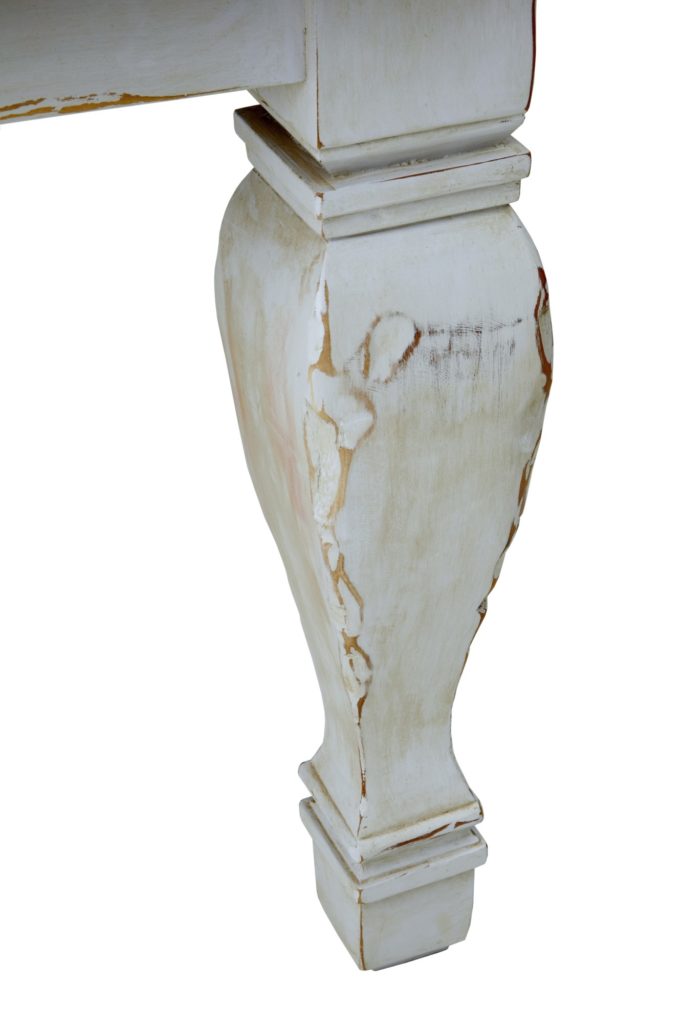 Large 20th Century Painted Hardwood Dining Table — image 2