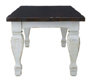 Large 20th Century Painted Hardwood Dining Table — thumbnail 4