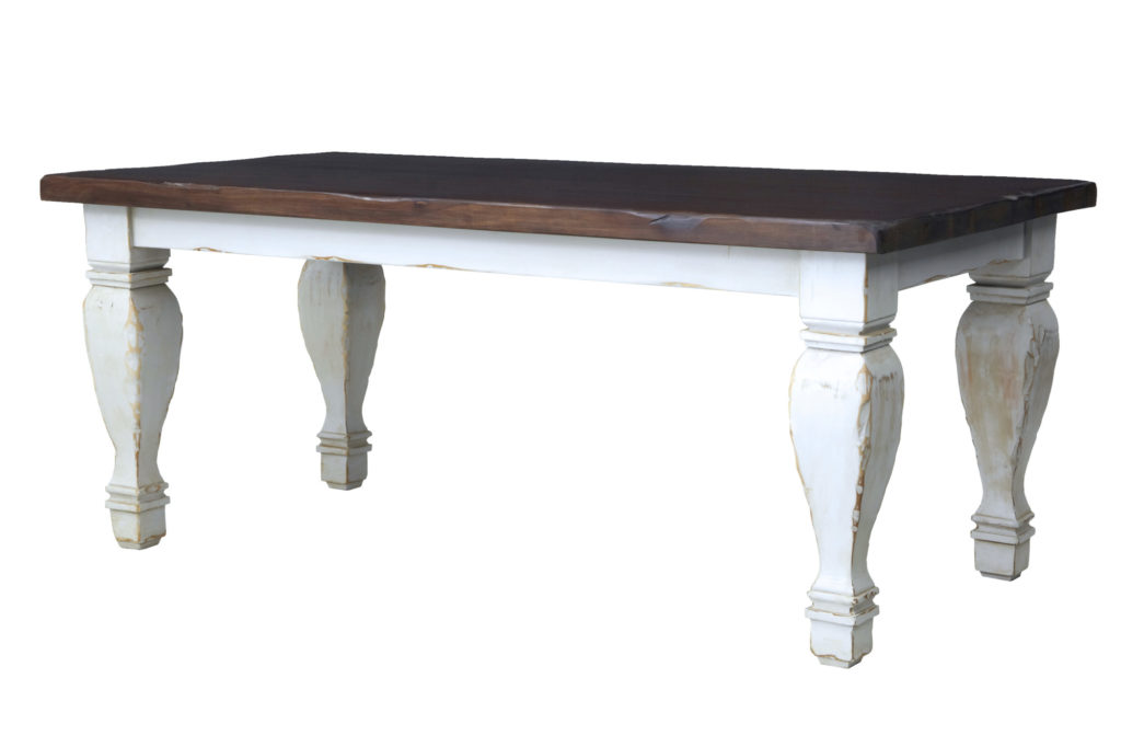 Large 20th Century Painted Hardwood Dining Table