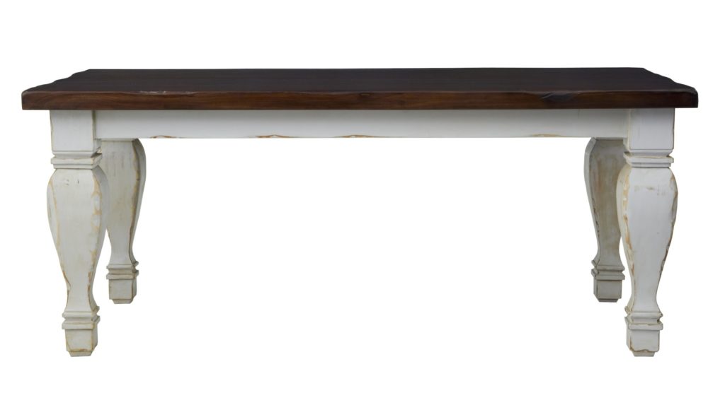 Large 20th Century Painted Hardwood Dining Table — image 5
