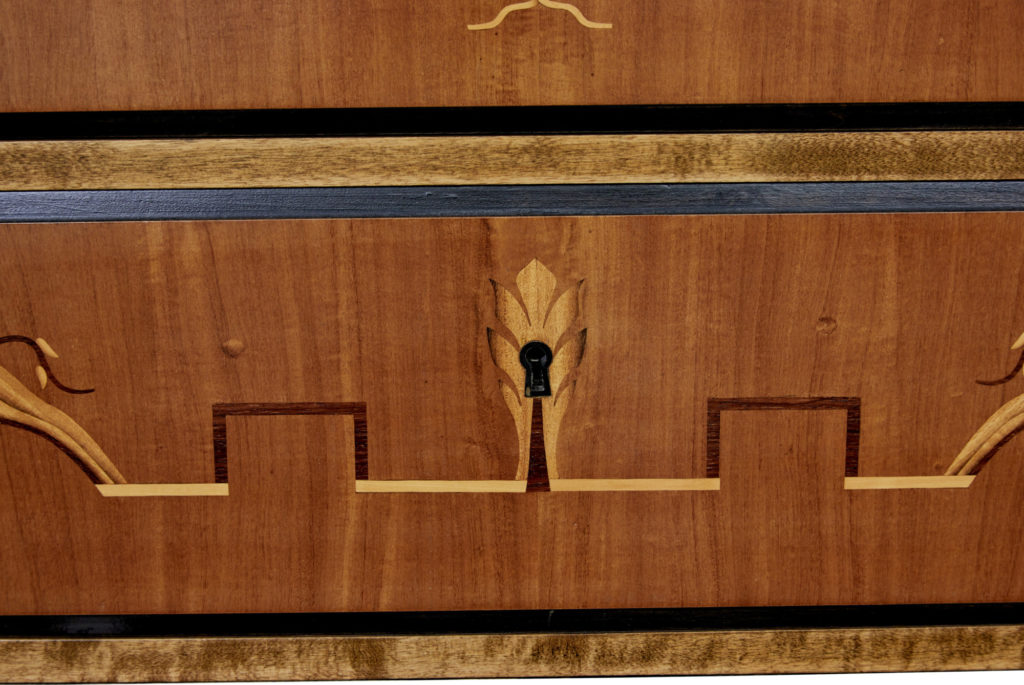 Scandinavian Art Deco Inlaid Chest of Drawers — image 3
