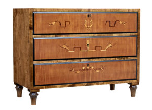 Scandinavian Art Deco Inlaid Chest of Drawers — thumbnail 1