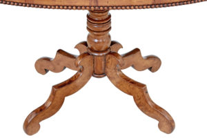 19th Century Burr Birch Oval Occasional Table — thumbnail 3