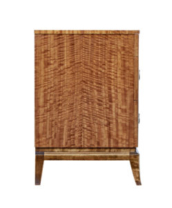 Mid 20th Century Scandinavian Satinwood Chest of Drawers — thumbnail 6