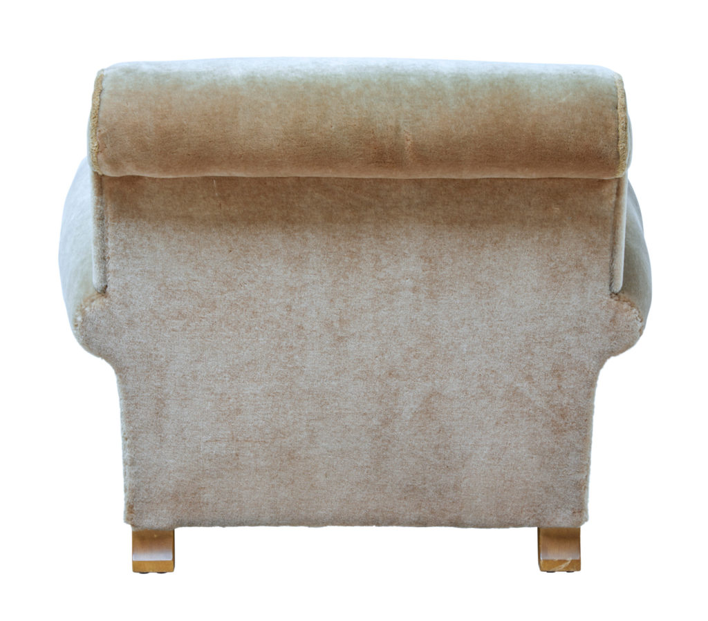 Art Deco Upholstered Armchair and Sofa — image 2