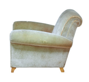 Art Deco Upholstered Armchair and Sofa — thumbnail 3