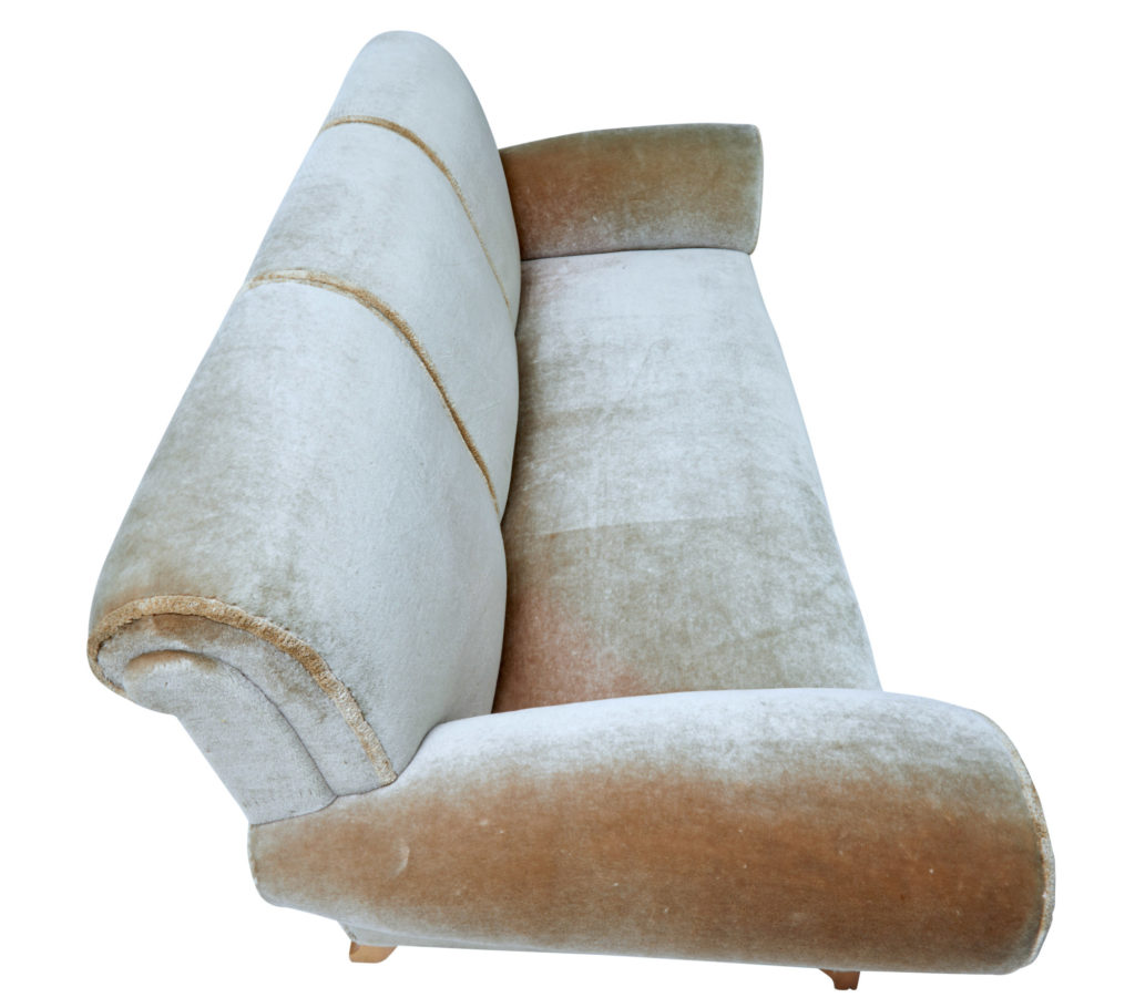 Art Deco Upholstered Armchair and Sofa — image 5
