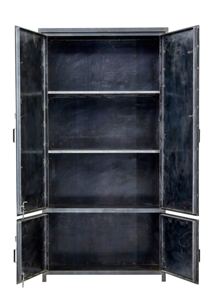 Mid 20th Century Industrial Steel Cabinet — image 6