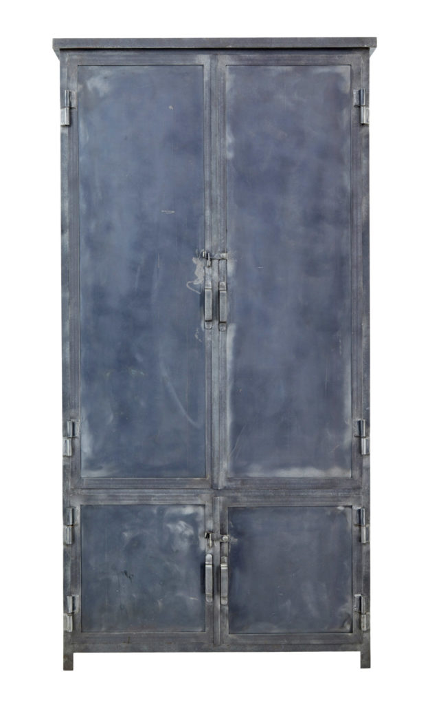 Mid 20th Century Industrial Steel Cabinet — image 7