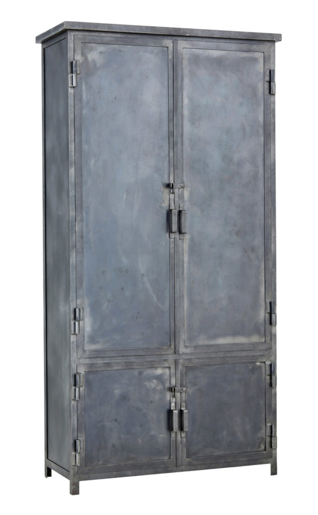 Mid 20th Century Industrial Steel Cabinet — image 1