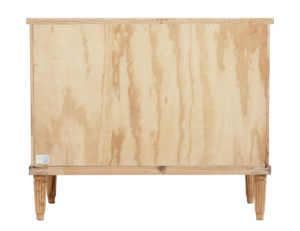 Mid 20th Century Scandinavian Inlaid Elm and Birch Chest of Drawers — thumbnail 5