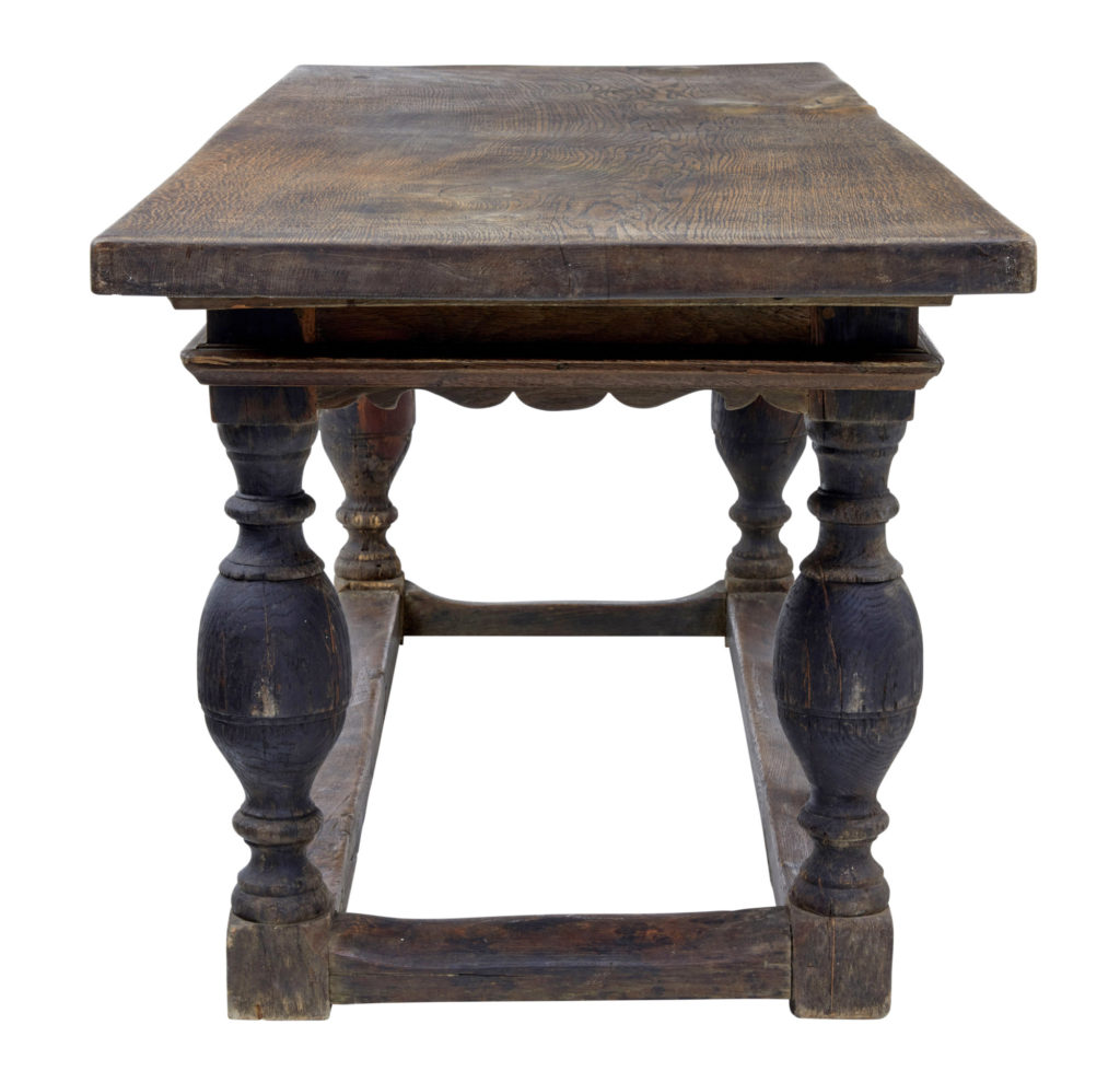 18th Century Scandinavian Baroque Dining Table — image 5