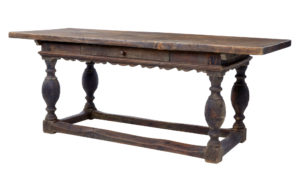 18th Century Scandinavian Baroque Dining Table — thumbnail 1