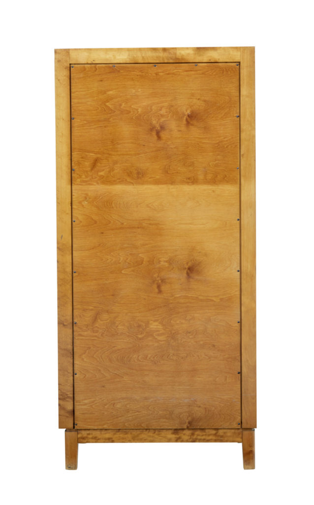Mid 20th Century Scandinavian Birch Filing Cabinet — image 6