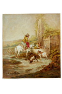 Pair of Rural Late 19th Century Oil on Canvas Paintings — thumbnail 5