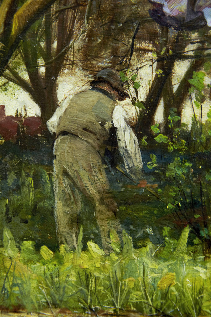 19th Century Oil on Canvas Rural Scene by John Robertson Reid — image 6