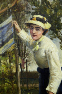 19th Century Oil on Canvas Rural Scene by John Robertson Reid — thumbnail 7