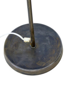 Pair of 1970’s Scandinavian Steel Gunmetal Floor Lamps — thumbnail 3