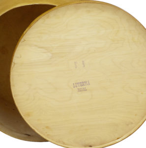 Early 20th Century Luterma Reval Birch Bent Wood Hat Box — thumbnail 3