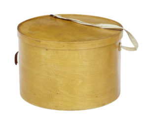 EARLY 20TH CENTURY LUTERMA REVAL BIRCH BENT WOOD HAT BOX