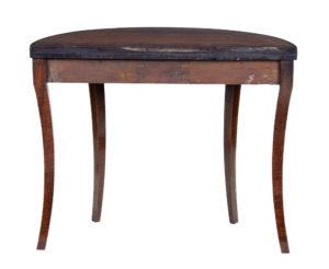 Pair of 19th Century William Iv Mahogany and Brass Inlaid Tea Tables — thumbnail 3