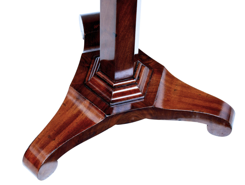 Mid 19th Century Danish Mahogany Round Tilt Top Table — image 2