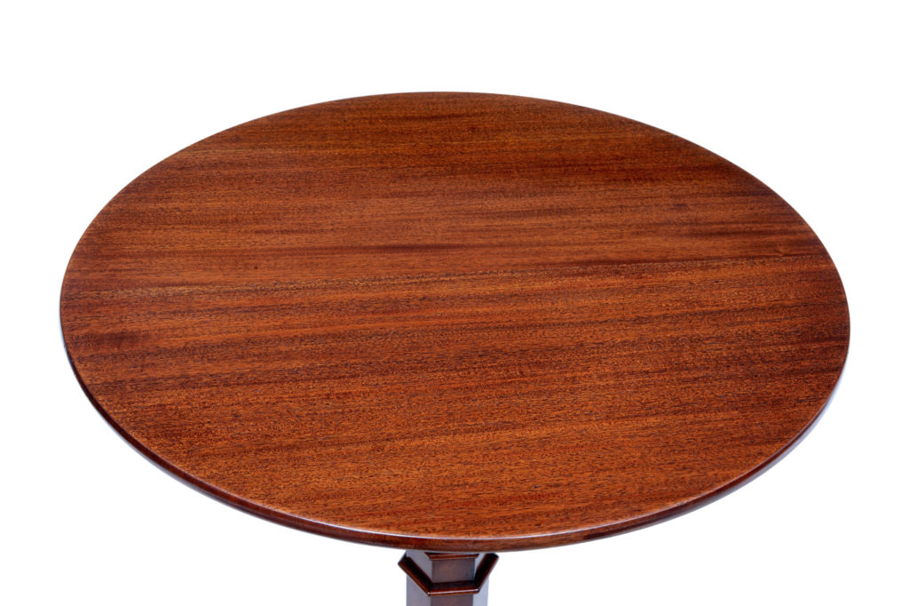 Mid 19th Century Danish Mahogany Round Tilt Top Table — image 3