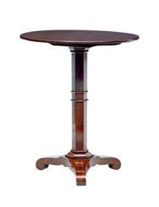 Mid 19th Century Danish Mahogany Round Tilt Top Table — thumbnail 1
