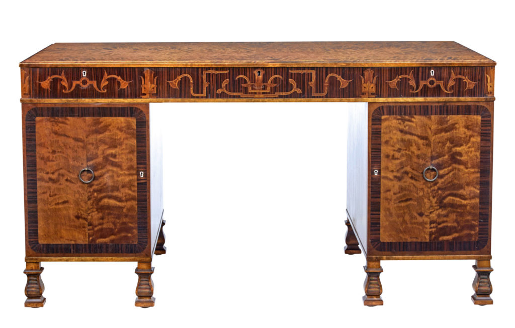 Mid 20th Century Birch Bodafors Desk by Carl Malmsten — image 8