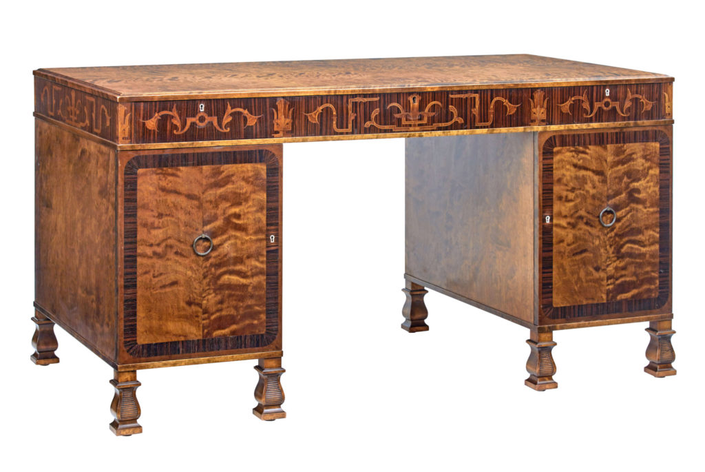 Mid 20th Century Birch Bodafors Desk by Carl Malmsten — image 1