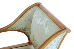 Pair of 19th Century Empire Revival Walnut Armchairs — thumbnail 2