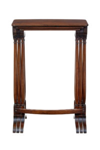 Nest of 3 19th Century Mahogany Tables — thumbnail 3