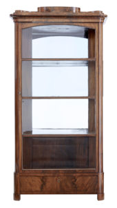 Mid 19th Century Flame Mahogany Glazed Display Cabinet — thumbnail 6