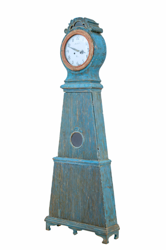 19TH CENTURY DECORATIVE SWEDISH MORA LONG CASE CLOCK