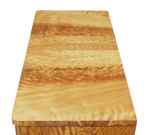Mid 20th Century Fine Burr Birch Scandinavian Modern Chest of Drawers — thumbnail 3