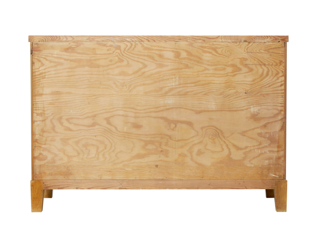 Mid 20th Century Fine Burr Birch Scandinavian Modern Chest of Drawers — image 5