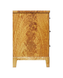 Mid 20th Century Fine Burr Birch Scandinavian Modern Chest of Drawers — thumbnail 6