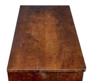 Mid 20th Century Late Art Deco Swedish Birch and Elm Chest of Drawers — thumbnail 2