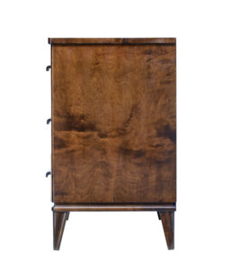 Mid 20th Century Late Art Deco Swedish Birch and Elm Chest of Drawers — thumbnail 4