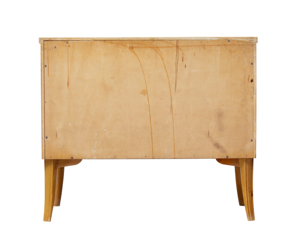 20th Century Art Deco Scandinavian Birch Chest of Drawers — image 4
