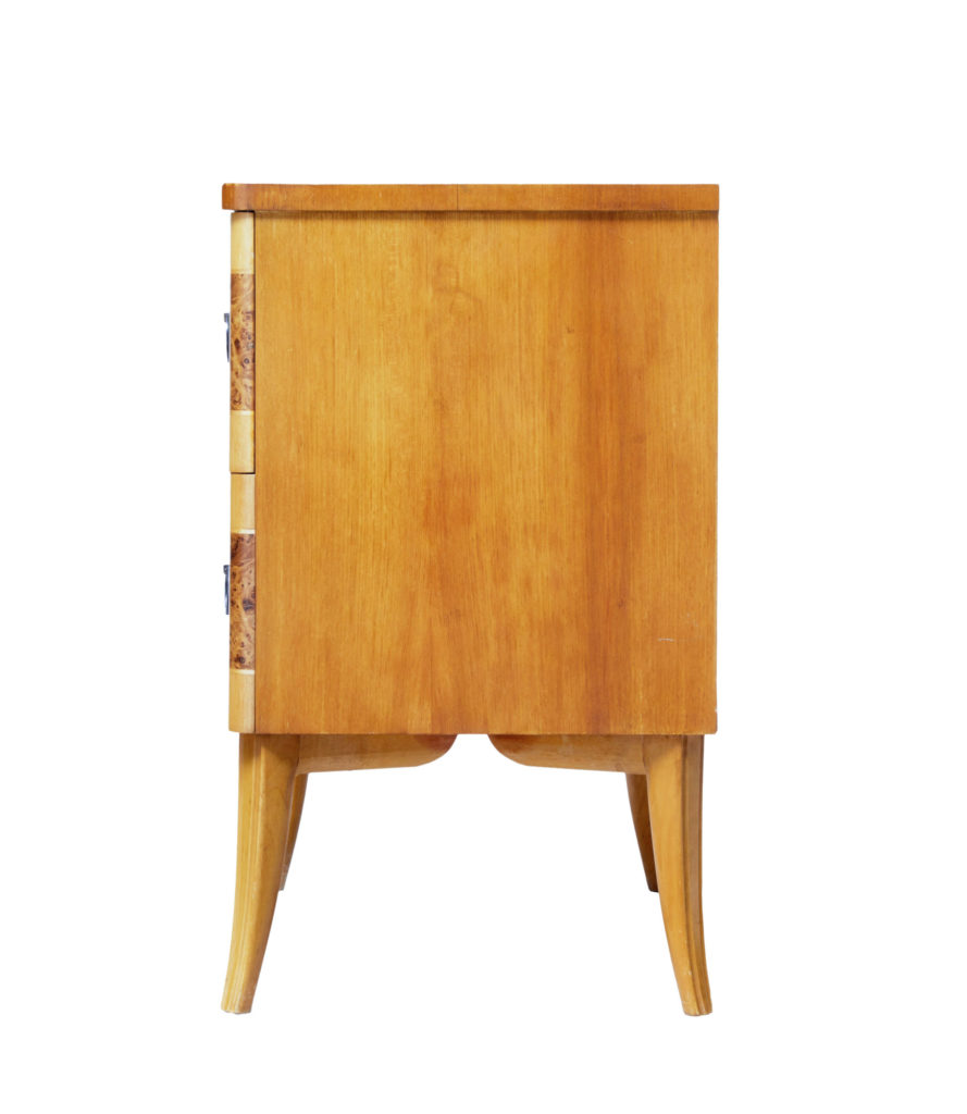 20th Century Art Deco Scandinavian Birch Chest of Drawers — image 3