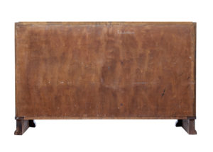 Mid 20th Century Scandinavian Birch and Elm Chest of Drawers — thumbnail 4
