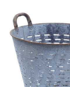 Early 20th Century Industrial Metal Basket — thumbnail 2