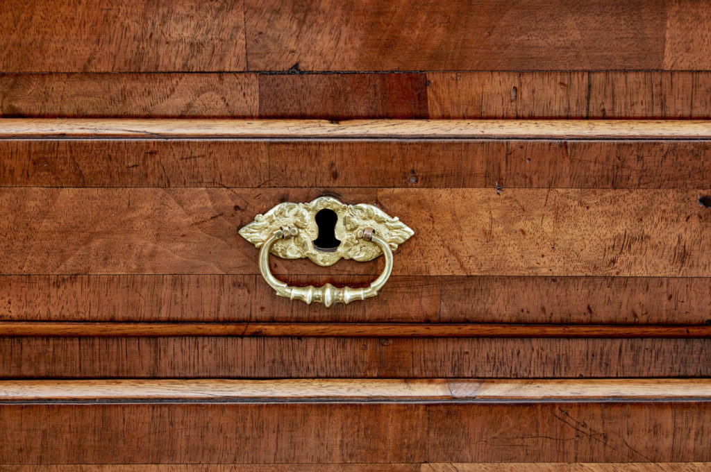Danish 18th Century Walnut Bureau Writing Desk — image 2