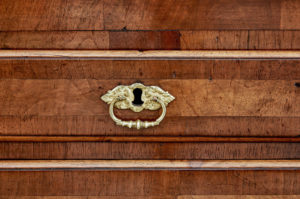 Danish 18th Century Walnut Bureau Writing Desk — thumbnail 2