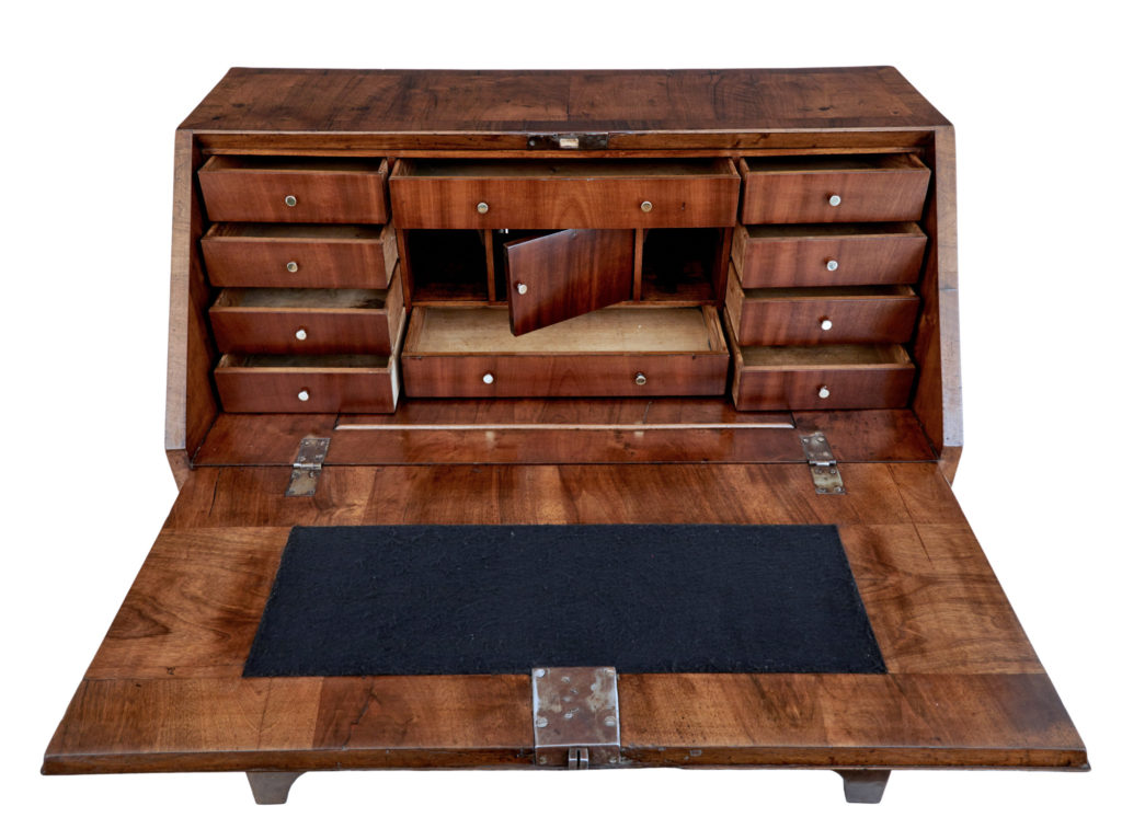 Danish 18th Century Walnut Bureau Writing Desk — image 3