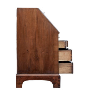 Danish 18th Century Walnut Bureau Writing Desk — thumbnail 9