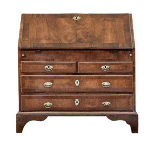 Danish 18th Century Walnut Bureau Writing Desk — thumbnail 1
