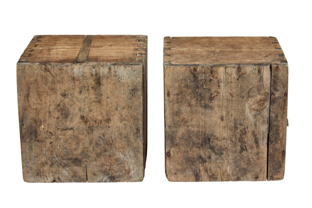 Set of 5 Late 19th Century Scandinavian Pine Measuring Containers — image 4